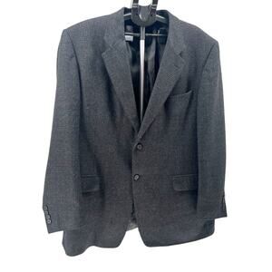 STATEMENTS Men's Lambswool Sport Coat Blazer 48L Executive QuietLuxury Preppy